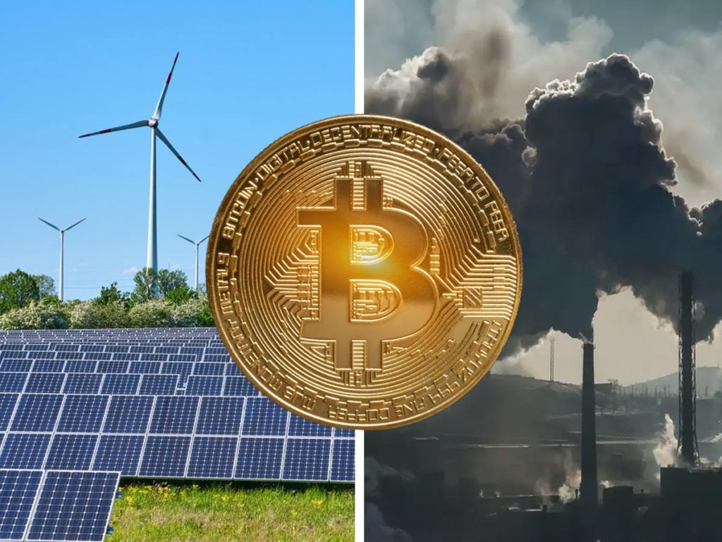 Bitcoins elförbrukning, grön energi